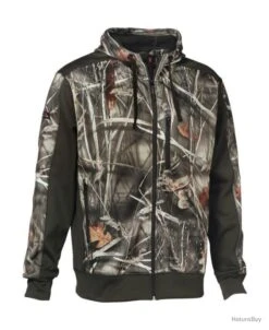 BLOUSON ZIPPE WOLF CAMO WET