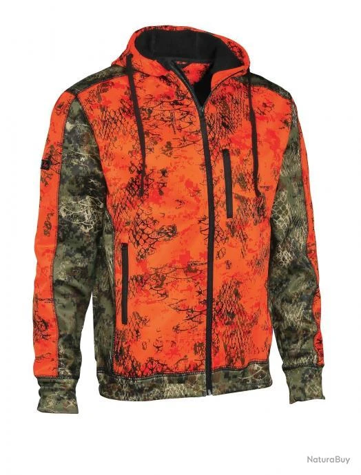 Blouson De Chasse Wolf Enfant Camo Snake Orange Verney Carron 1 Blouson De Chasse Wolf Enfant Camo Snake Orange Verney Carron