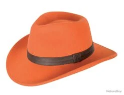 Chapeau Déperlant Woolchap Orange Verney Carron