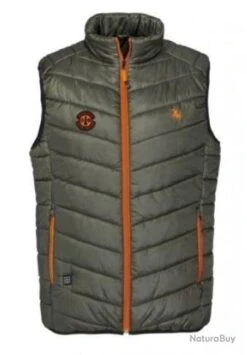Gilet Chauffant Avec Batterie Ligne Verney Carron Kaki