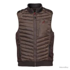 Gilet Matelassé Marron VERNEY CARRON Jaguar - TAILLE XL