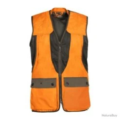 Gilet De Chasse Orange Et Kaki VERNEY CARRON GROUSE - TAILLE 4XL