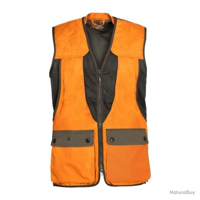 Gilet De Chasse Orange Et Kaki VERNEY CARRON GROUSE - TAILLE L 1 Gilet De Chasse Orange Et Kaki VERNEY CARRON GROUSE - TAILLE L