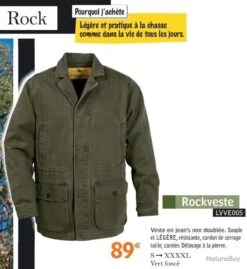 VERNEY-CARRON Rockveste Veste En Jean Doublé Taille M (NEUF) *Prix étiqueté: 89*
