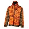 VESTE BLOUSON ZIPPÉ WOLF Enfant Orange Pro Hunt Verney Carron Softshell