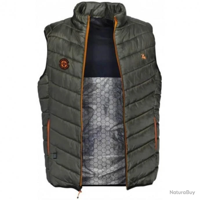 GILET CHAUFFANT KAKI VERNEY CARRON 2 GILET CHAUFFANT KAKI VERNEY CARRON – Image 2