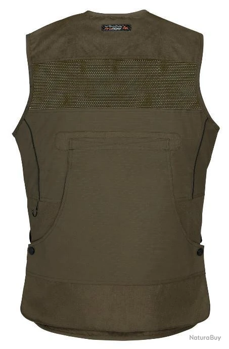 GILET DE CHASSE VERNEY CARRON PROHUNT GROUSE KAKI 2 GILET DE CHASSE VERNEY CARRON PROHUNT GROUSE KAKI – Image 2