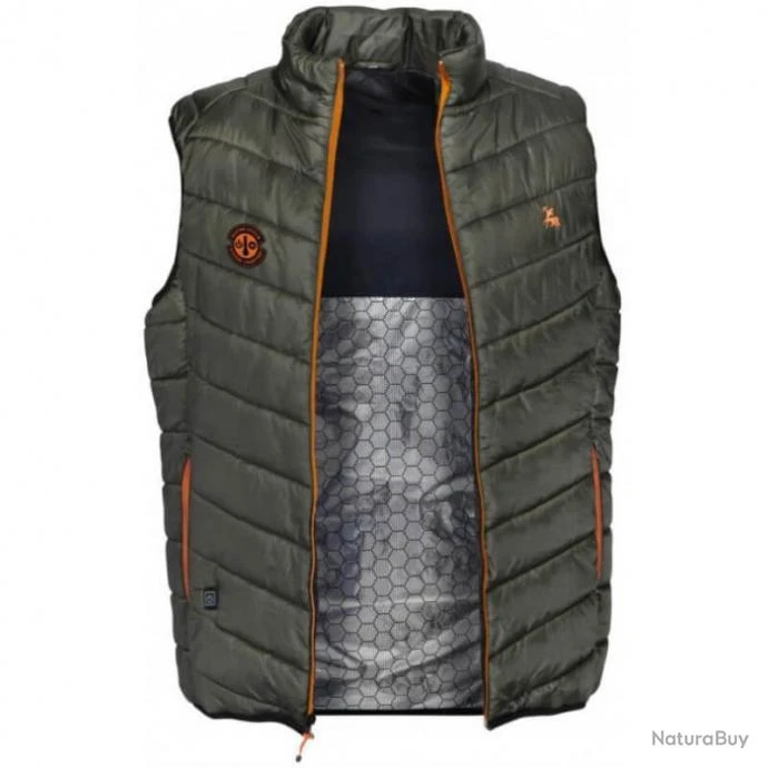 Gilet Chauffant Kaki Verney Carron 2 Gilet Chauffant Kaki Verney Carron â Image 2