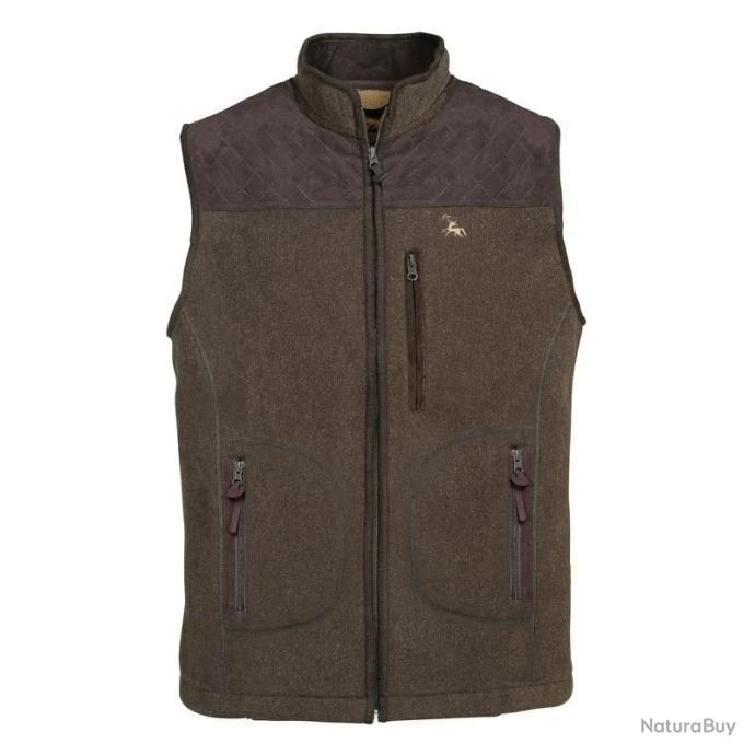 Gilet De Chasse Marron Foncé Verney Carron Presly Evo - TAILLE 2XXL 1 Gilet De Chasse Marron Foncé Verney Carron Presly Evo - TAILLE 2XXL
