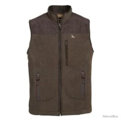 Gilet De Chasse Marron Foncé Verney Carron Presly Evo - TAILLE 3XXL