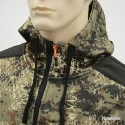 VESTE BLOUSON ZIPPÉ WOLF KAKI Pro Hunt Verney Carron Softshell -Verney-Carron 00003 VESTE BLOUSON ZIPPE WOLF KAKI pro hunt verney carron softshell