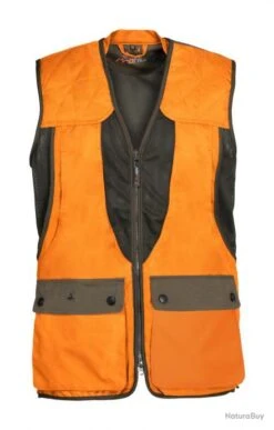 Gilet Grouse Ligne Verney Carron Orange Fluo