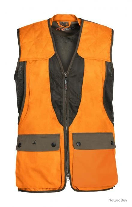 Gilet Grouse Ligne Verney Carron Orange Fluo 1 Gilet Grouse Ligne Verney Carron Orange Fluo