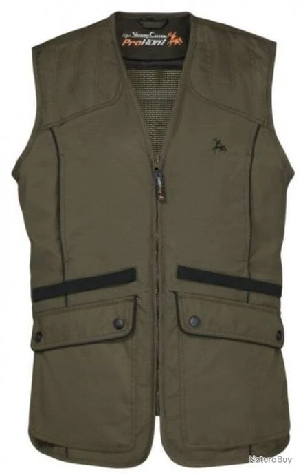 Gilet De Chasse Sans Manches Grouse Kaki Pro Hunt 1 Gilet De Chasse Sans Manches Grouse Kaki Pro Hunt