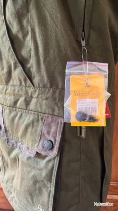 VESTE De CHASSE VERNEY-CARRON Modèle CHAMBORD 4 VESTE De CHASSE VERNEY-CARRON Modèle CHAMBORD – Image 4