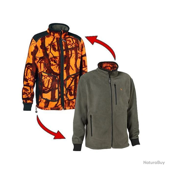 Blouson Polaire Réversible Verney-carron - TAILLE XXXL 3XL 1 Blouson Polaire Réversible Verney-carron - TAILLE XXXL 3XL