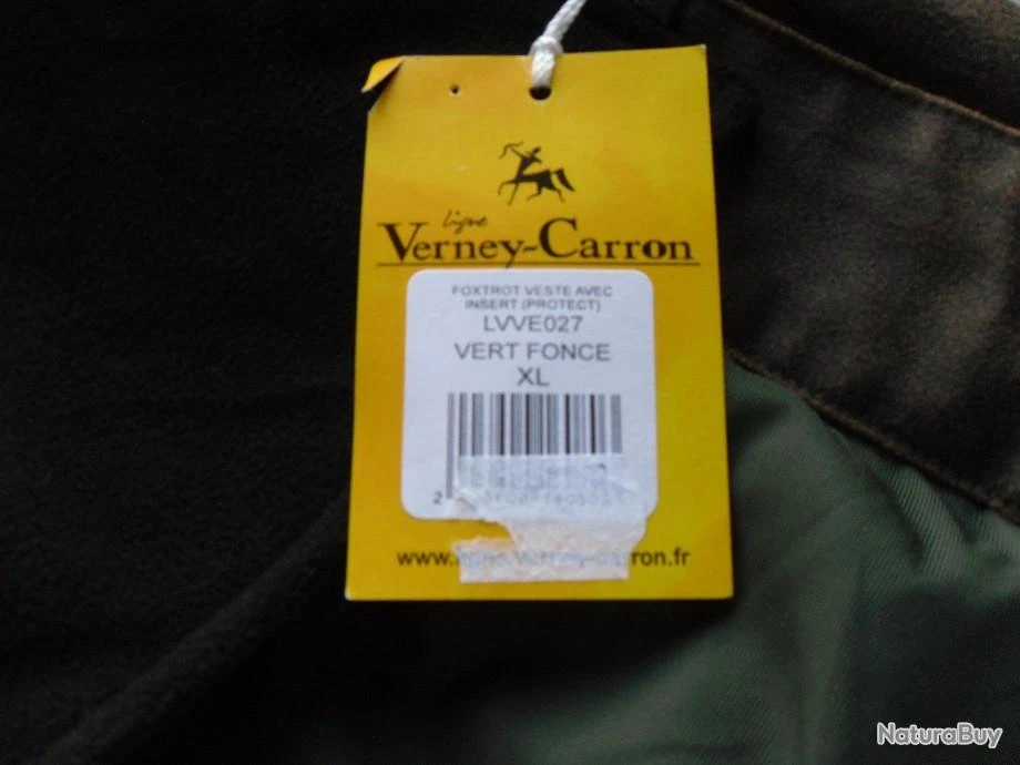 VESTE VERNEY CARRON FOX TROT TAILLES M Et XL 5 VESTE VERNEY CARRON FOX TROT TAILLES M Et XL – Image 5
