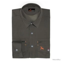 Verney-Carron -Verney-Carron 00006 Chemise de chasse Verney Carron Antitic Beige