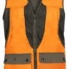Gilet De Chasse Sans Manches Grouse Kaki Et Orange Pro Hunt
