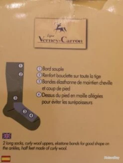 Lot De 2 Paires De Chaussettes De Chasse Verney-Carron DESTOCKAGE!!! -Verney-Carron 00008 Lot de 2 paires de chaussettes de chasse Verney Carron DESTOCKAGE