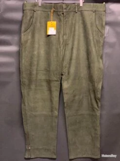 VERNEY CARRON "Tommy" Fuseau Cuir Homme Vert (NEUF) Prix Boutique 199