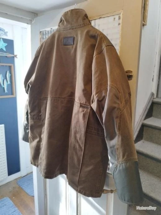 Magnifique Veste De Chasse Neuve VERNAY CARRON FOX TROT XL Aspect Vieux Cuir 2 Magnifique Veste De Chasse Neuve VERNAY CARRON FOX TROT XL Aspect Vieux Cuir – Image 2