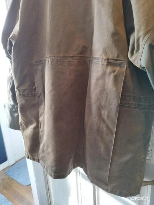 Magnifique Veste De Chasse Neuve VERNAY CARRON FOX TROT XL Aspect Vieux Cuir 4 Magnifique Veste De Chasse Neuve VERNAY CARRON FOX TROT XL Aspect Vieux Cuir – Image 4