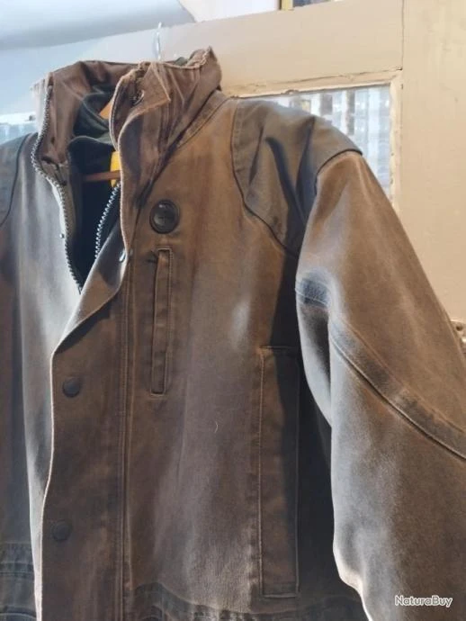 Magnifique Veste De Chasse Neuve VERNAY CARRON FOX TROT XL Aspect Vieux Cuir 9 Magnifique Veste De Chasse Neuve VERNAY CARRON FOX TROT XL Aspect Vieux Cuir – Image 9