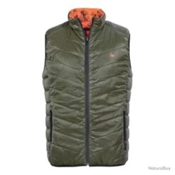 Gilet Réversible Verney Carron ProHunt Leopard Snake Blaze Camo Blaze Vert -Verney-Carron 00024 Gilet reversible Verney Carron ProHunt Leopard Snake blaze Camo Blaze Vert