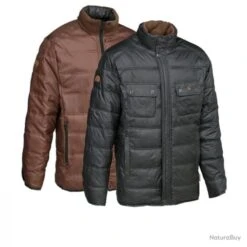 Doudoune Réversible Verney Carron Casual Marron Noir